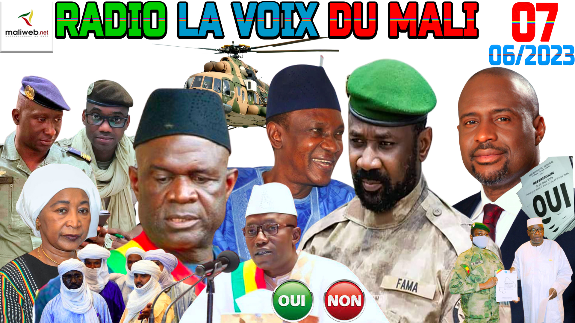 La Revue de Presse de la RADIO LA VOIX DU MALI du 06 JUIN 2023