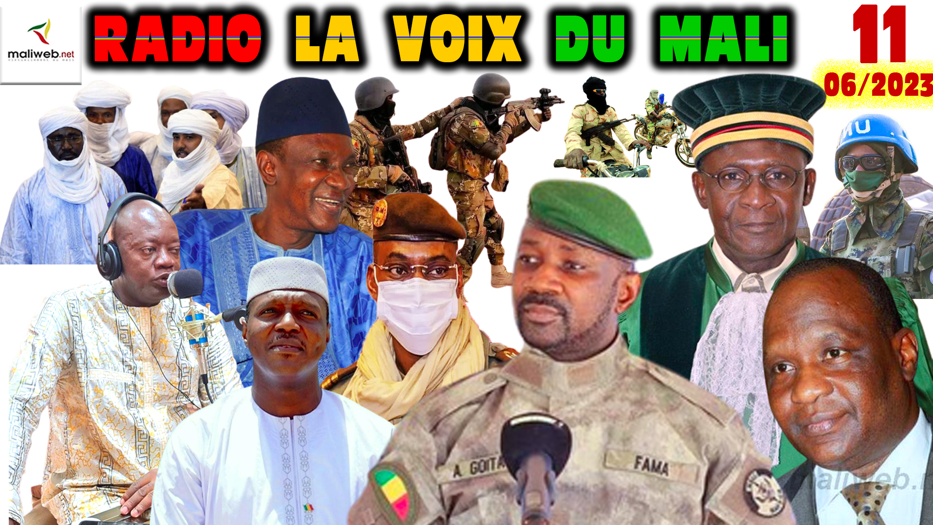 La Revue de Presse de la RADIO LA VOIX DU MALI du 12 JUIN 2023