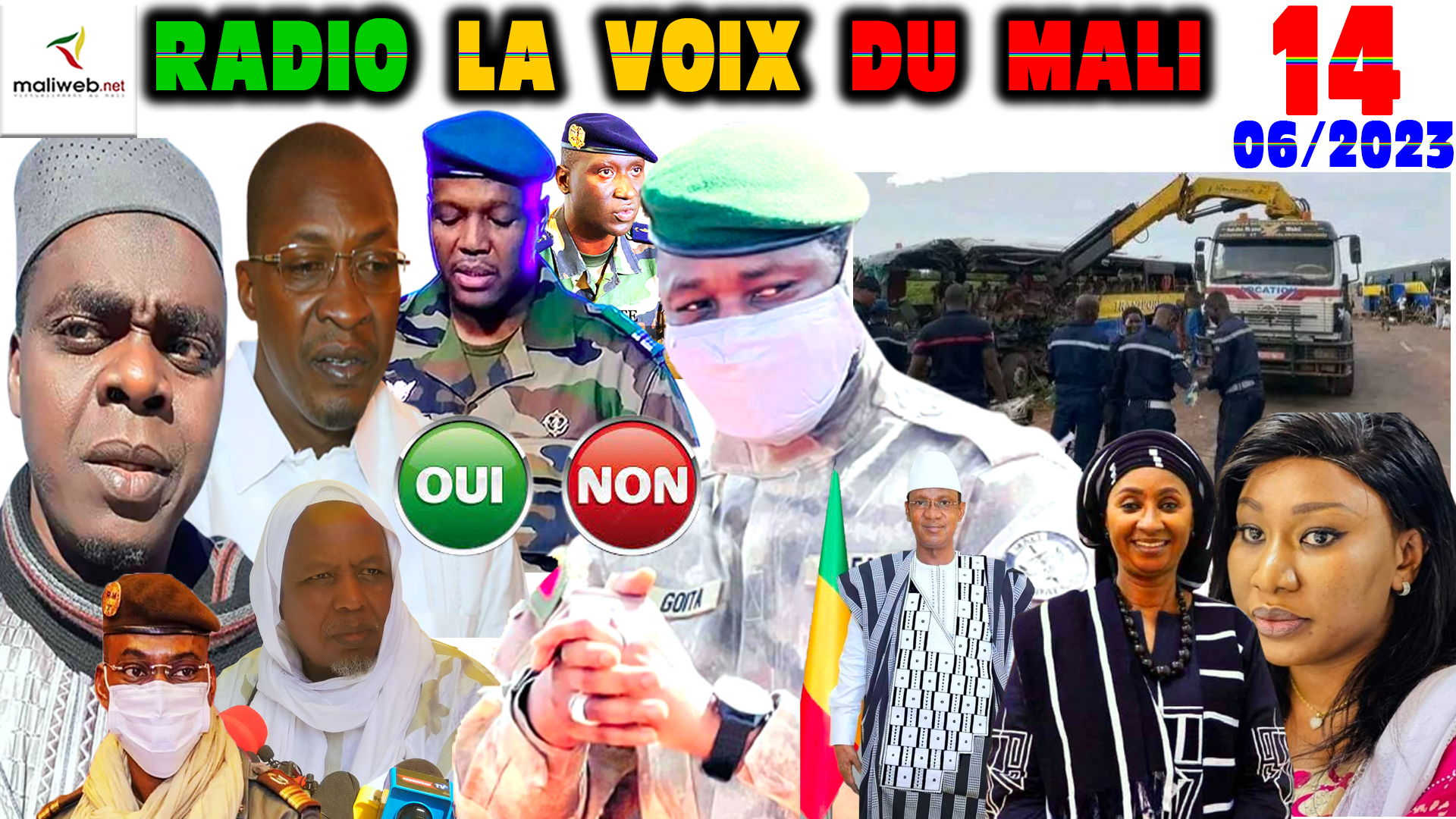 La Revue de Presse de la RADIO LA VOIX DU MALI du 14 JUIN 2023