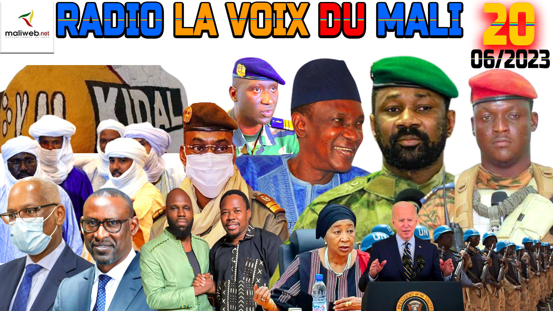 La Revue de Presse de la RADIO LA VOIX DU MALI du 20 JUIN 2023