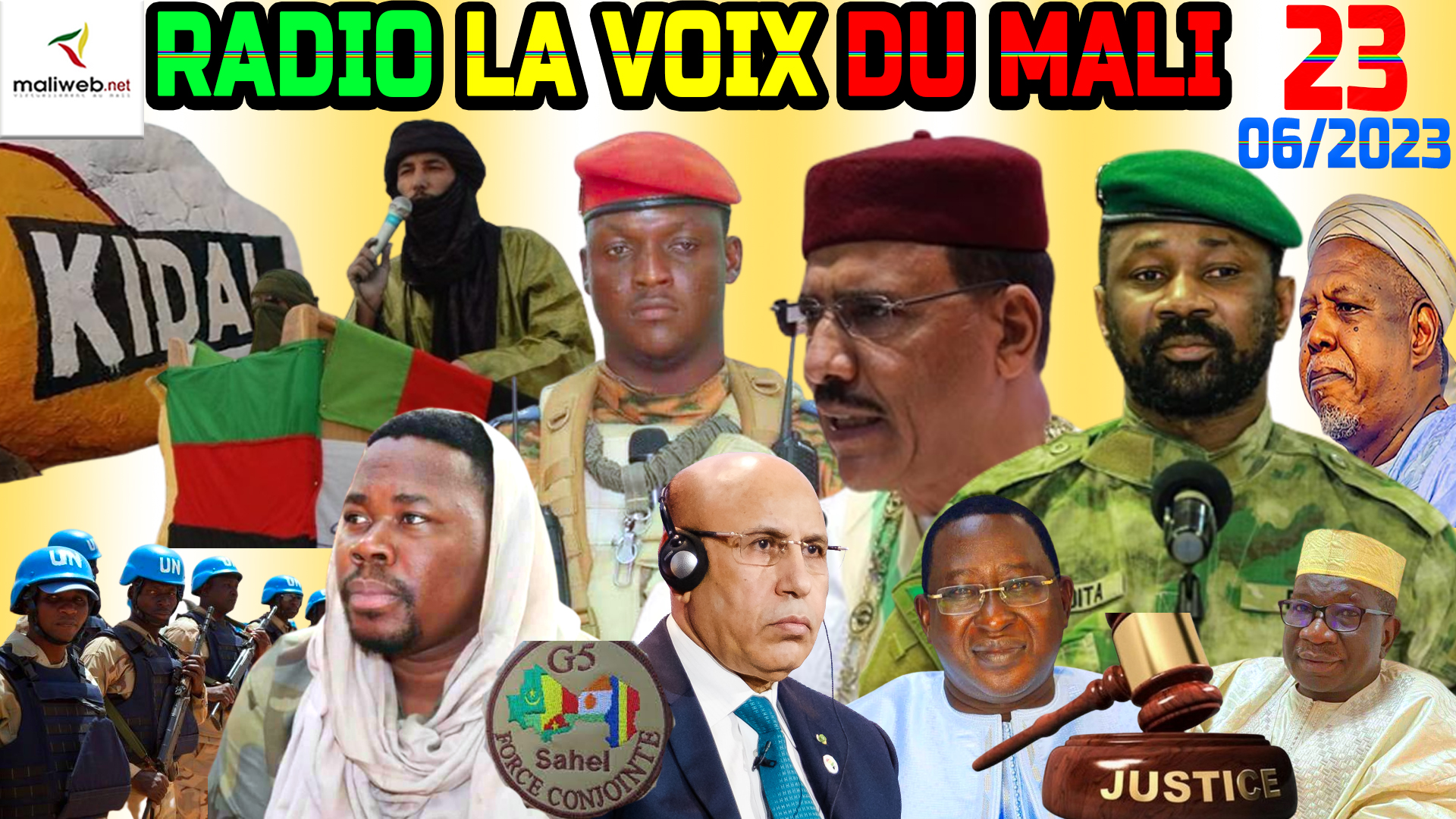 La Revue de Presse de la RADIO LA VOIX DU MALI du 24 JUIN 2023