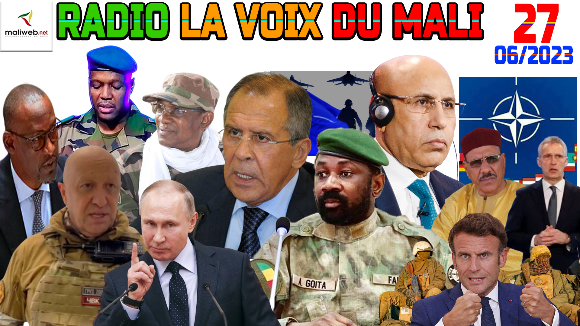 La Revue de Presse de la RADIO LA VOIX DU MALI du 27 JUIN 2023