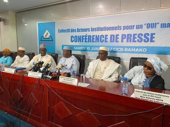 Pour le ‘’Oui’’ massif au référendum du 18 juin : Les acteurs institutionnels créent un Collectif