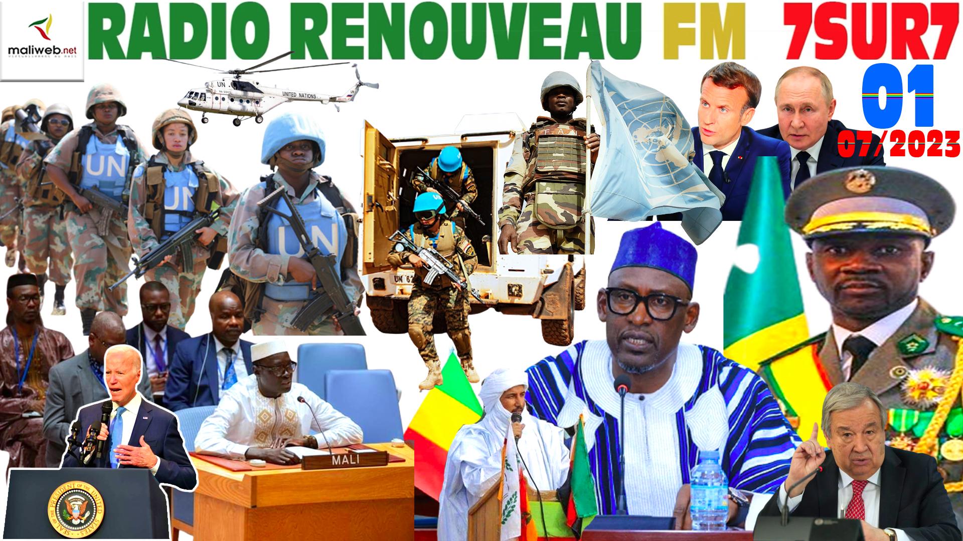 Emission 7SUR7 de la RADIO RENOUVEAU FM du 01 JUILLET 2023