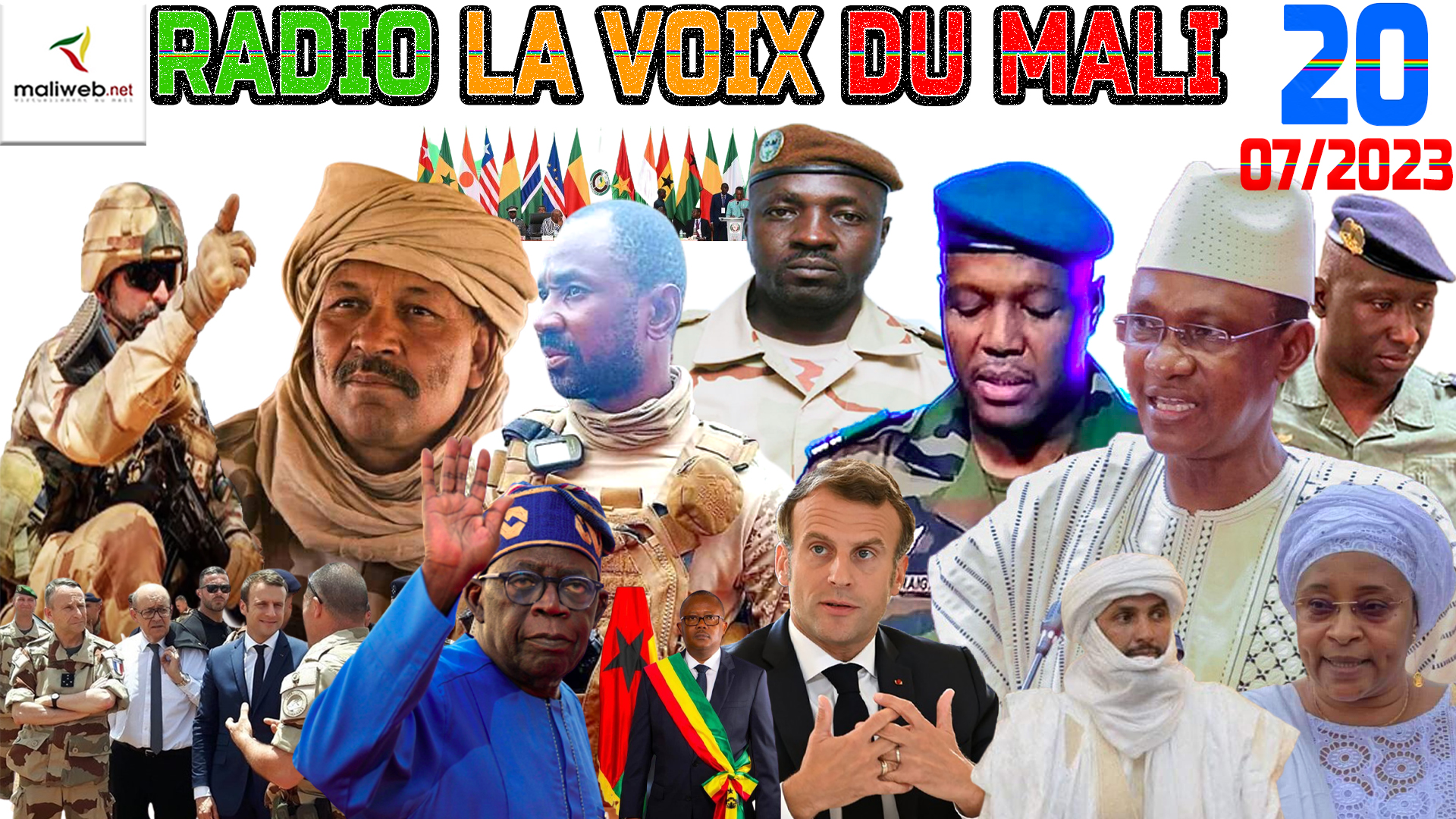 La Revue de Presse de la RADIO LA VOIX DU MALI du 20 JUILLET 2023