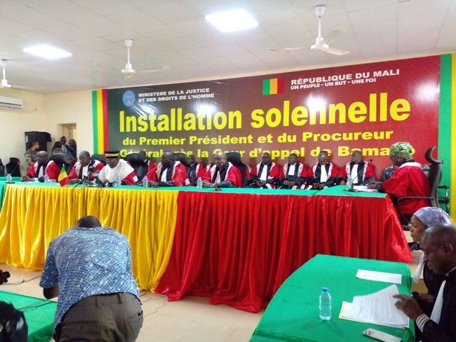 Une grande première dans le landerneau judiciaire malien : Installation officielle du Premier président et du Procureur Général de la Cour d’appel de Bamako !