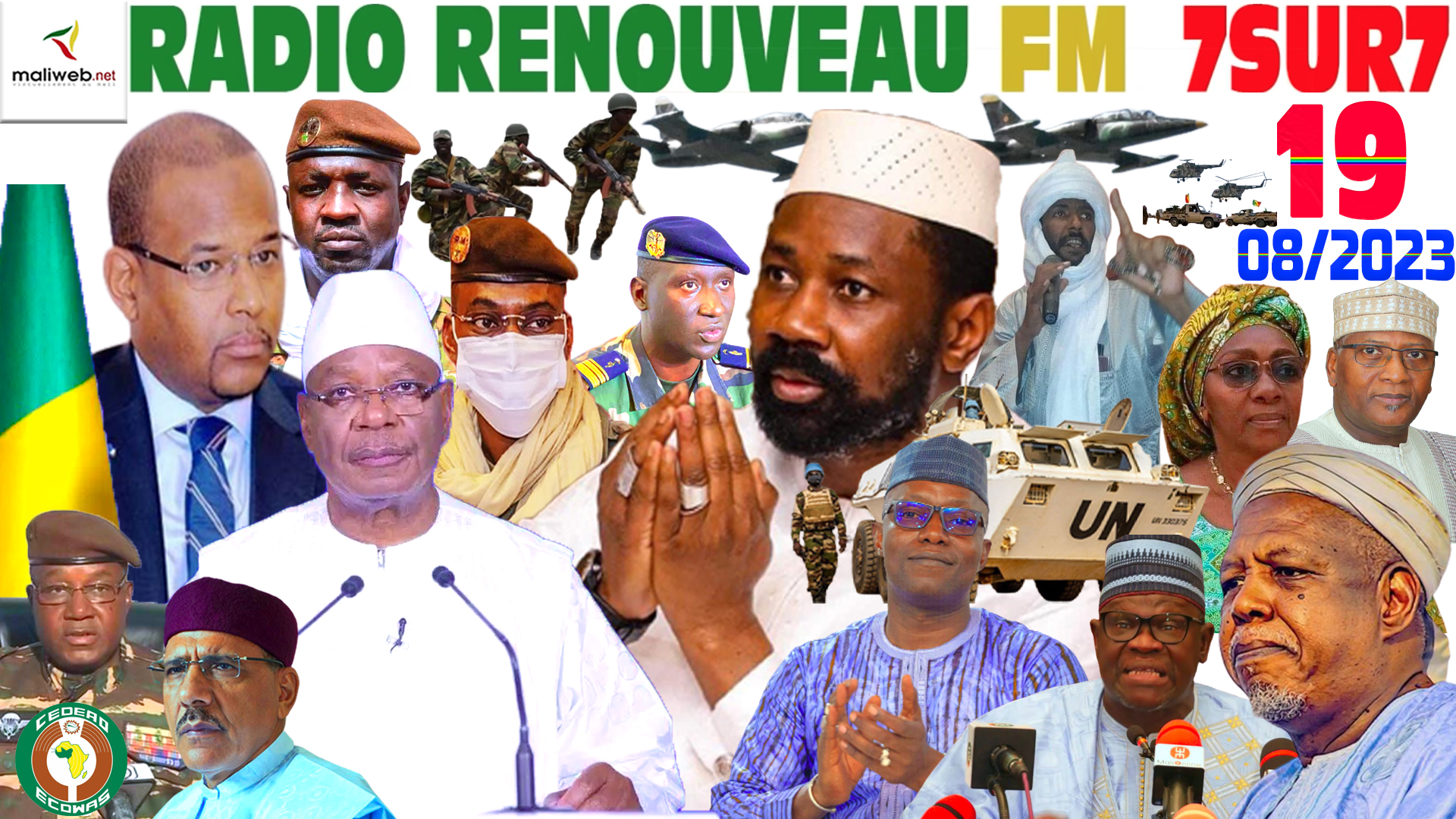 Emission 7SUR7 de la RADIO RENOUVEAU FM du 19 AOUT 2023