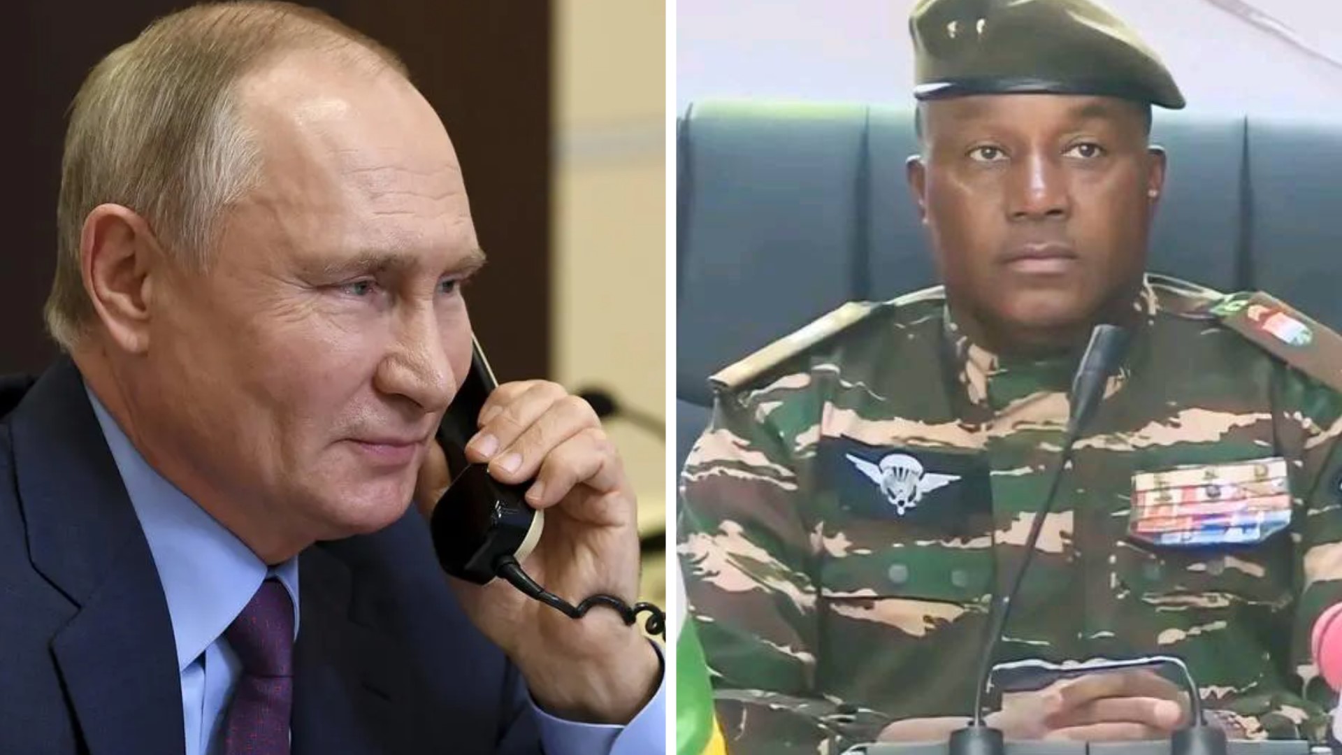 Vladimir Poutine prône un règlement pacifique de la crise au Niger