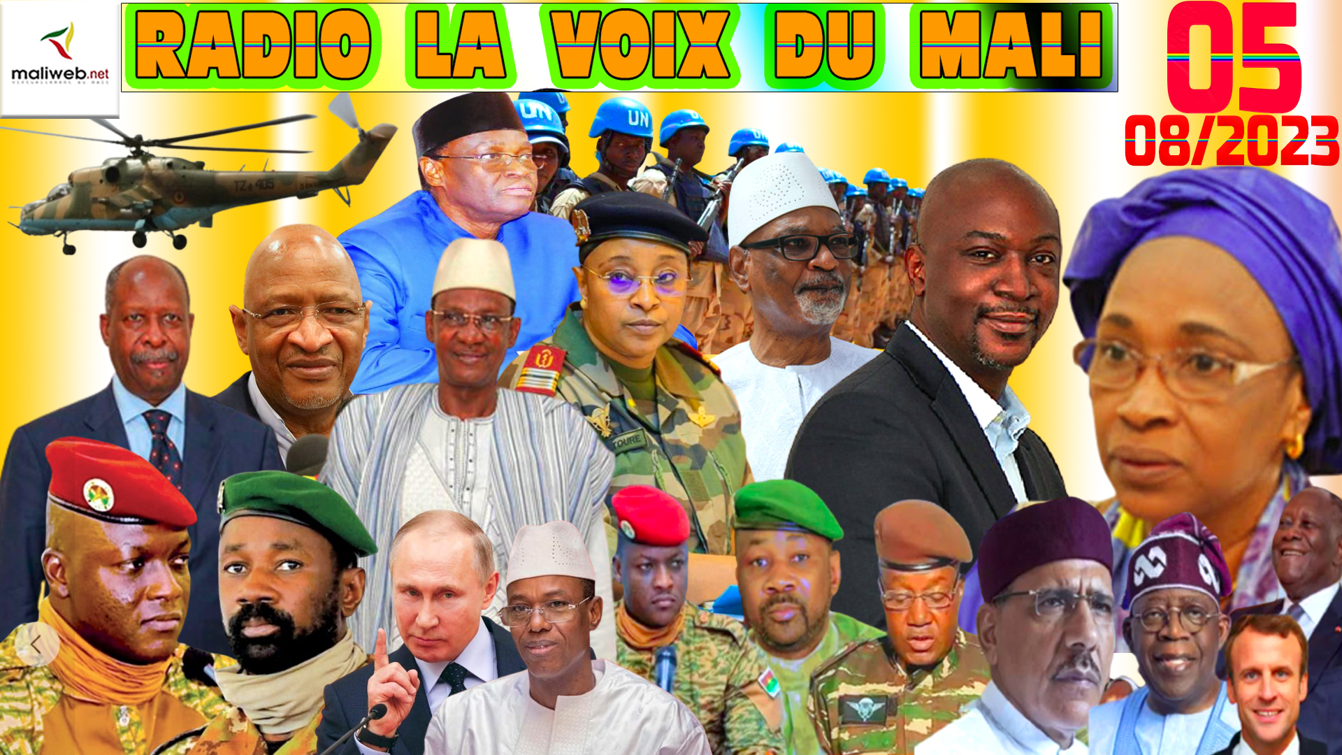 La Revue de Presse de la RADIO LA VOIX DU MALI du 05 AOUT 2023