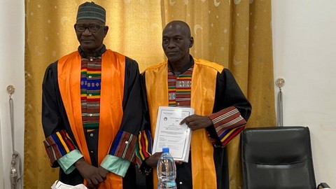 Soutenance de thèse à l’IPU :   Aboubacar T. Konaté, décroche son doctorat avec la mention très honorable et félicitations du jury