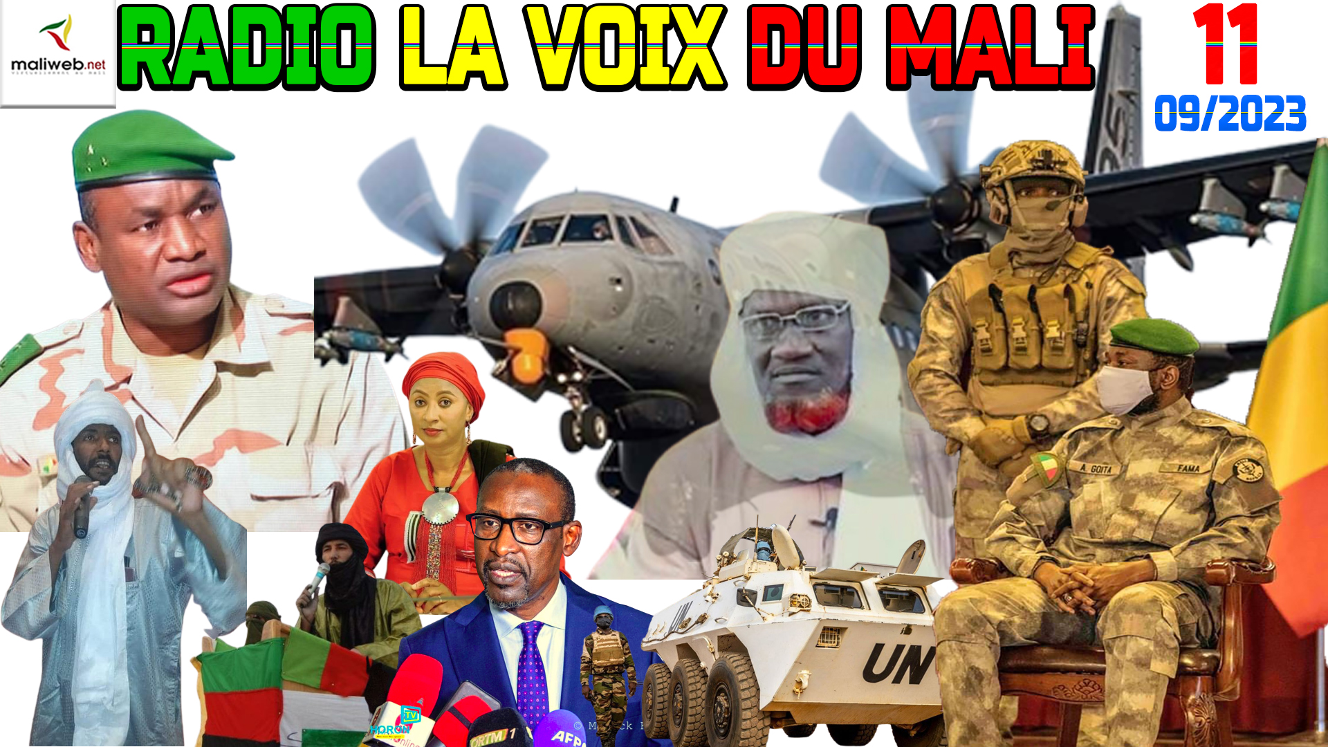 La Revue de Presse de la RADIO LA VOIX DU MALI du 11 SEPTEMBRE 2023