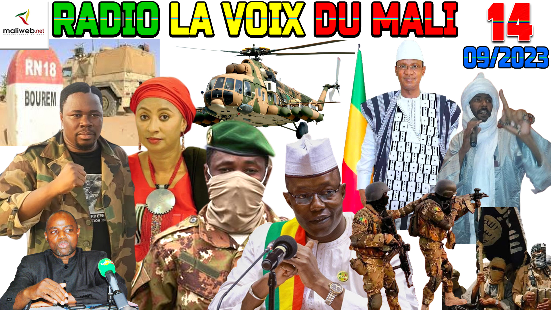 La Revue de Presse de la RADIO LA VOIX DU MALI du 14 SEPTEMBRE 2023