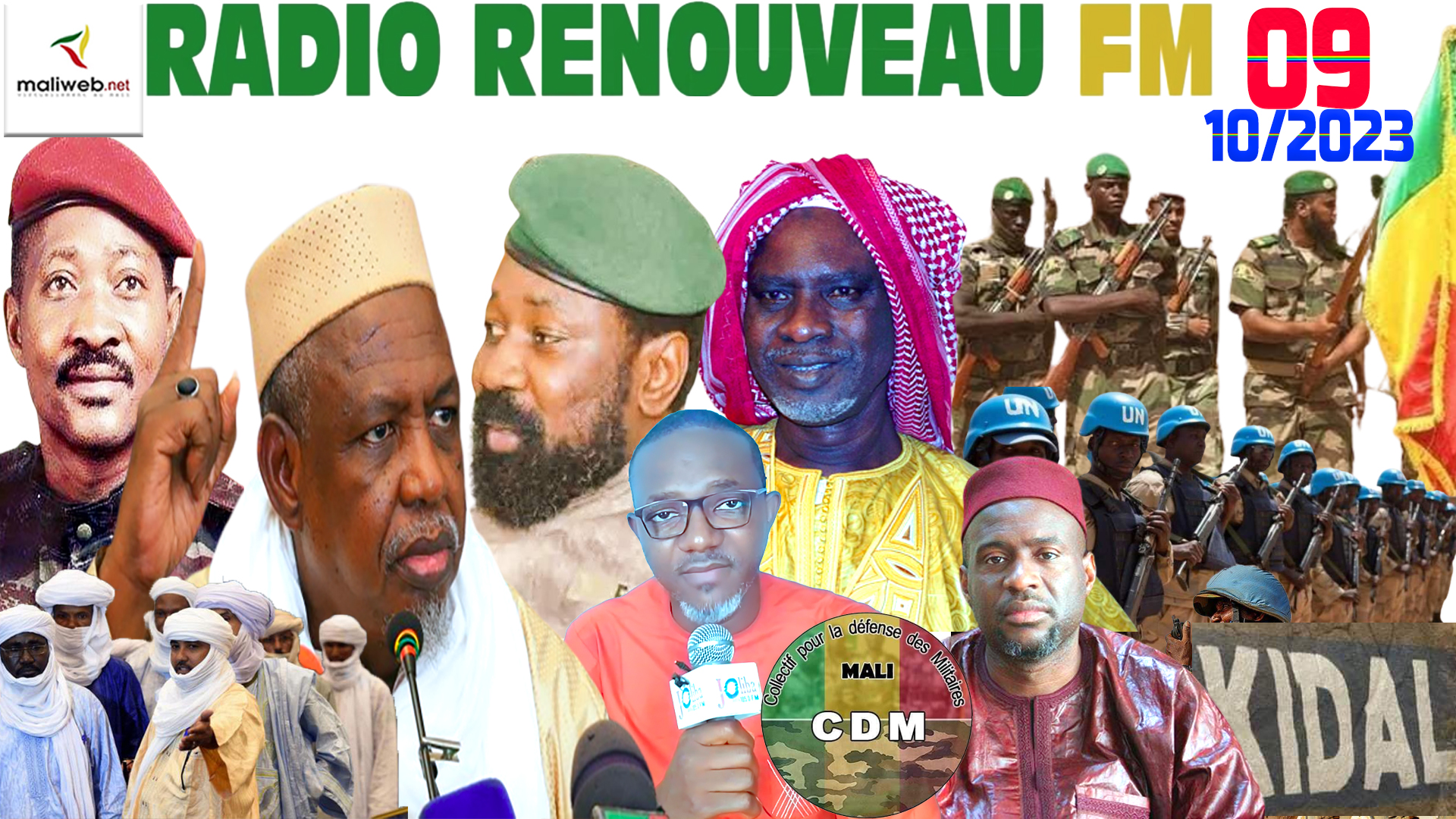 La Revue de Presse de la RADIO RENOUVEAU FM du 09 OCTOBRE 2023