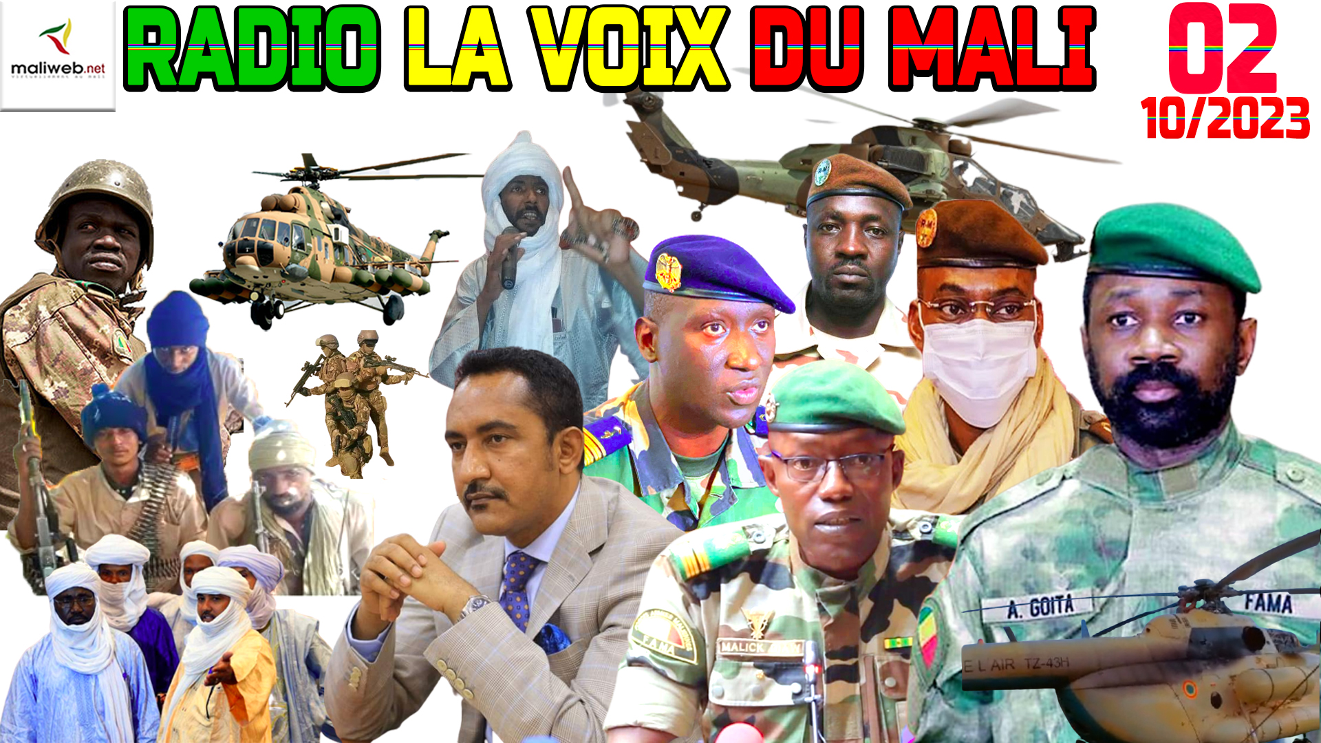 La Revue de Presse de la RADIO LA VOIX DU MALI du 02 OCTOBRE 2023