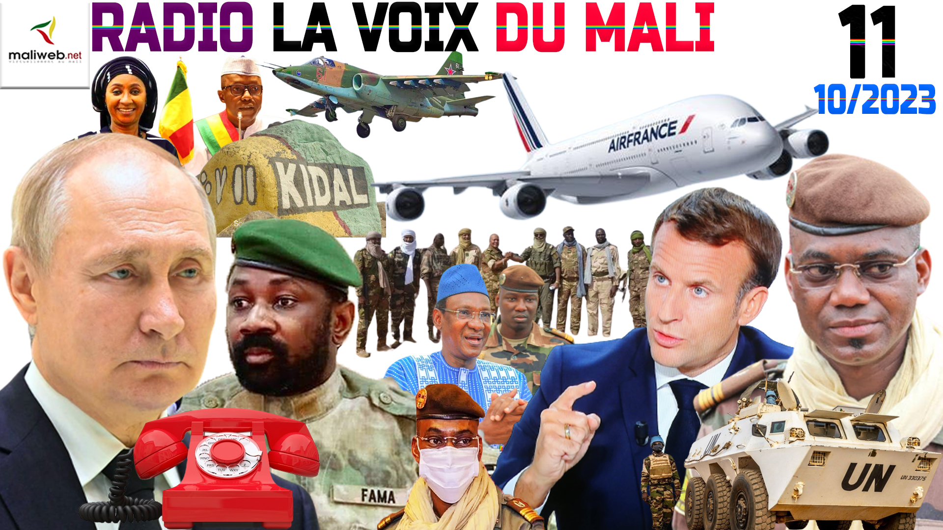 La Revue de Presse de la RADIO LA VOIX DU MALI du 11 OCTOBRE 2023