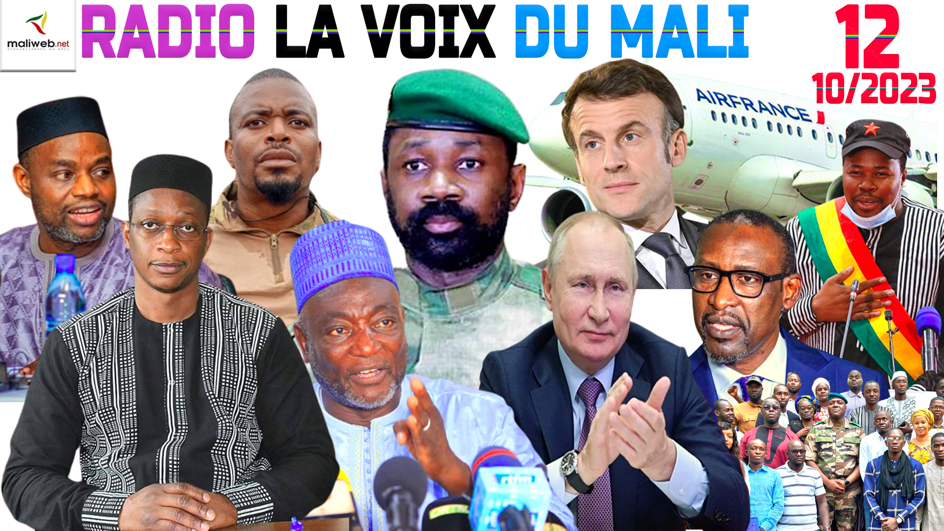 La Revue de Presse de la RADIO LA VOIX DU MALI du 12 OCTOBRE 2023