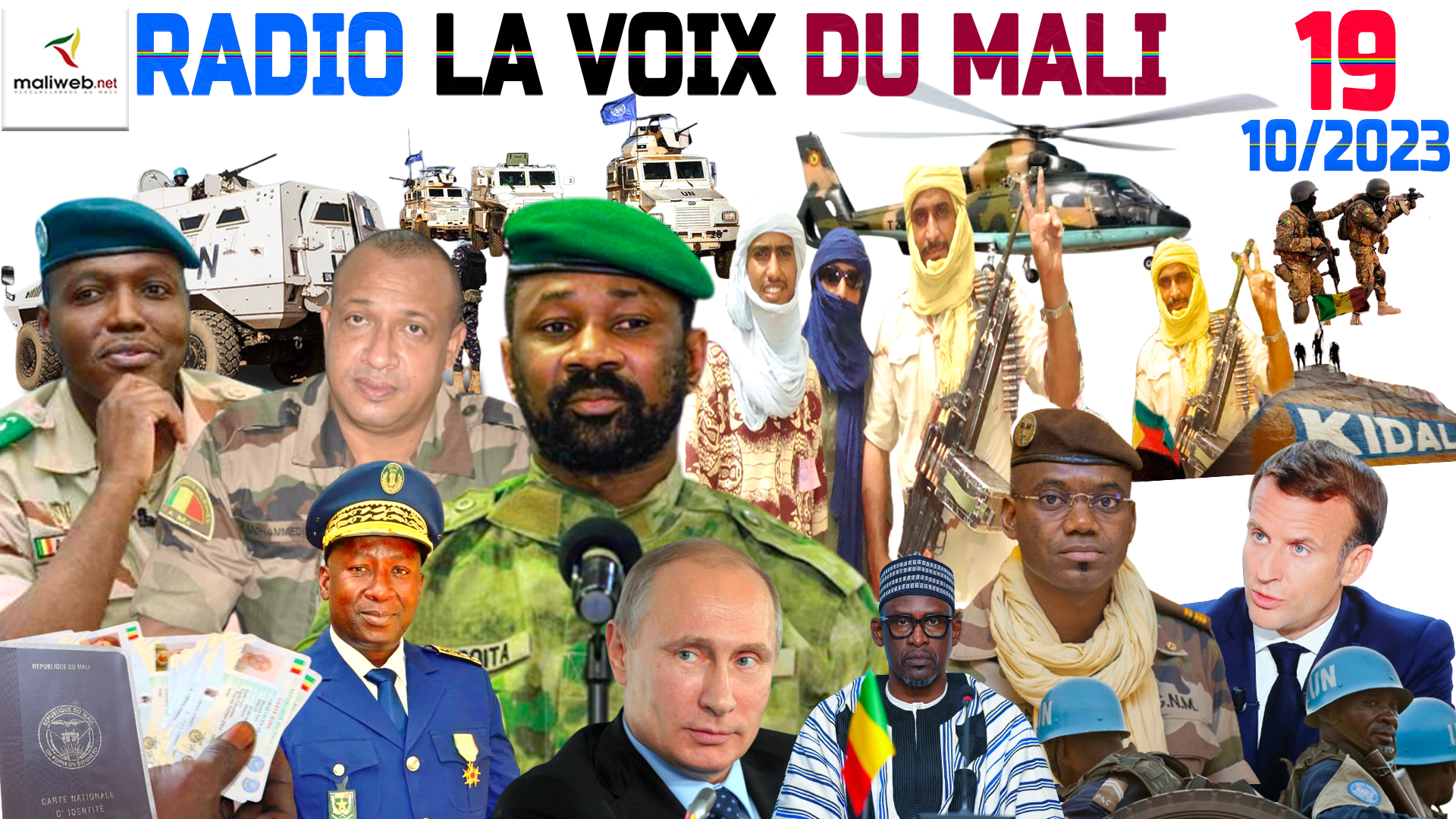 La Revue de Presse de la RADIO LA VOIX DU MALI du 19 OCTOBRE 2023