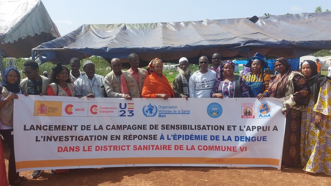 Mali : l’ONG AMCP-SP/ALIMA lance la campagne de sensibilisation et l’appui à l’investigation en réponse à l’épidémie de la dengue