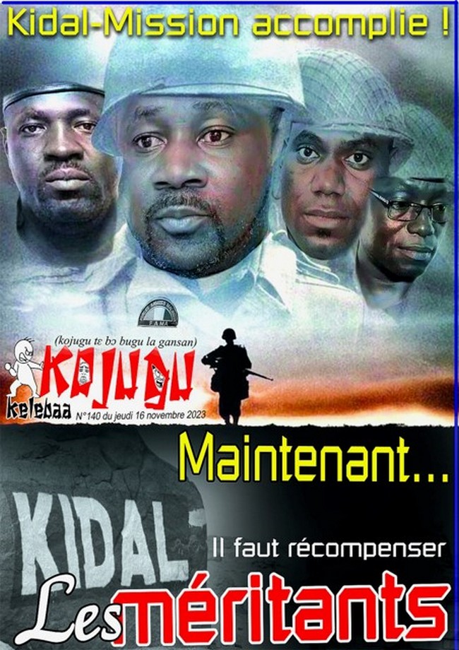 Kidal -  Mission accomplie  ! Maintenant... *Il faut récompenser les méritants