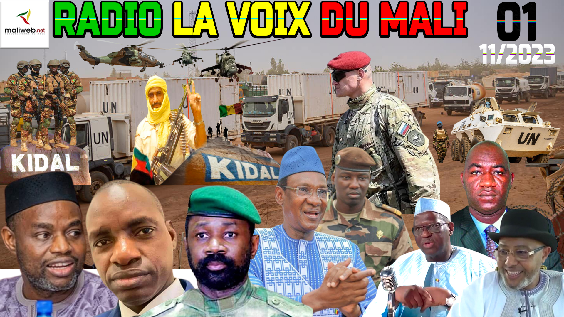 La Revue de Presse de la RADIO LA VOIX DU MALI du 01 NOVEMBRE 2023