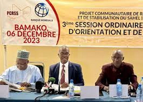 Projet Communautaire de Relèvement et de Stabilisation du Sahel (PCRSS) : la 3è  session du Comité de Pilotage a eu lieu le jeudi 6 décembre 2023