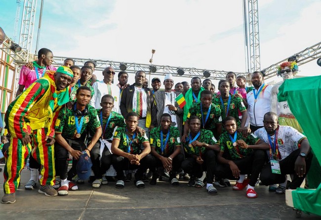 Après leur 3e place à la coupe du monde des U17 : Les Aiglonnets du Mali  accueillis dans l'allégresse !