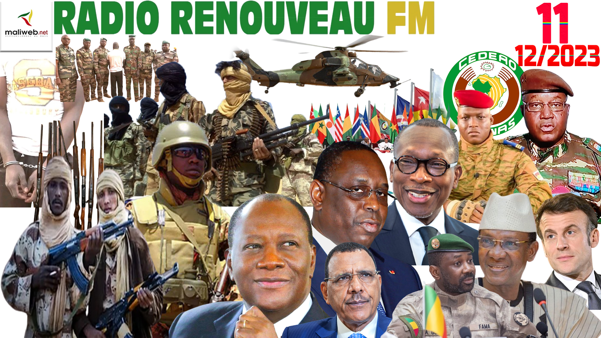 La Revue de Presse de la RADIO RENOUVEAU FM du 11 DÉCEMBRE 2023