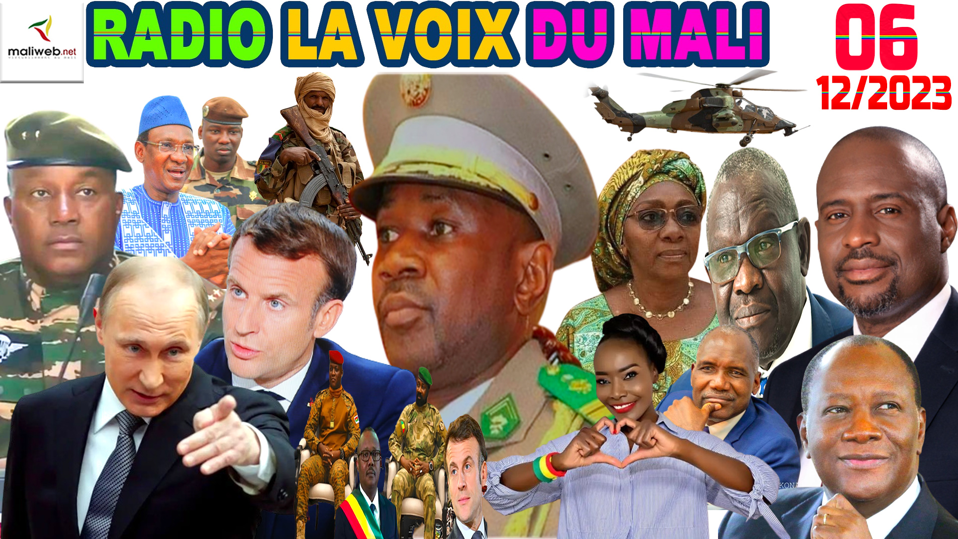 La Revue de Presse de la RADIO LA VOIX DU MALI du 06 DÉCEMBRE 2023