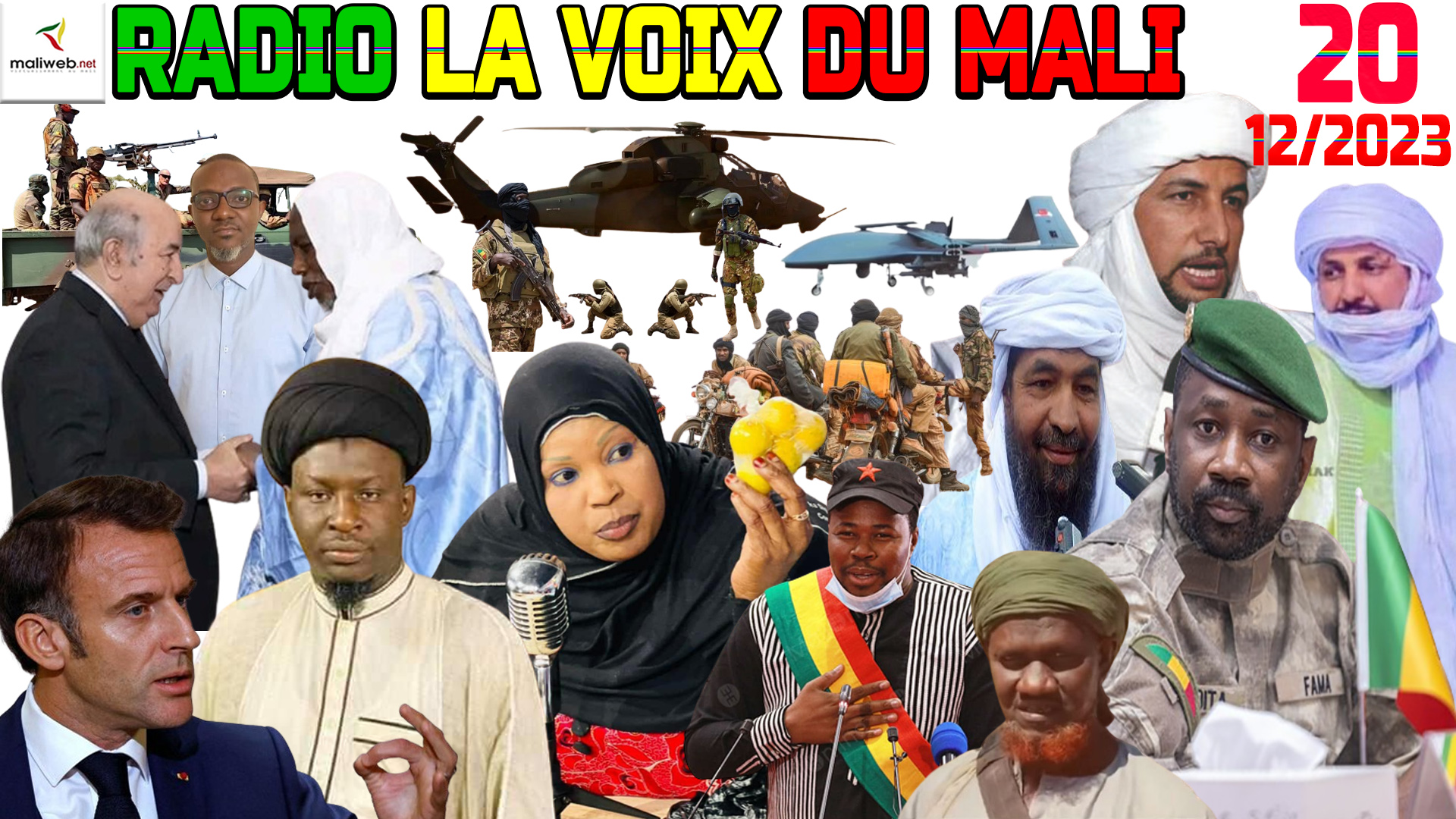 La Revue de Presse de la RADIO LA VOIX DU MALI du 20 DECEMBRE 2023