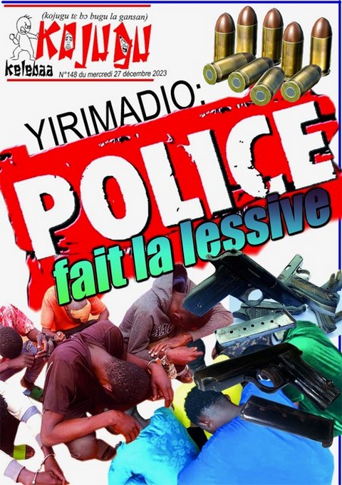 La police fait la lessive