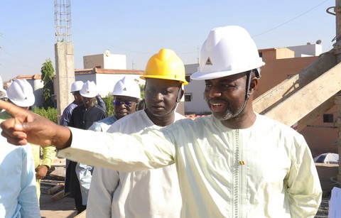 Afin de doter le barreau malien d'infrastructures modernes et de qualité : Le ministre Kassogué sur le chantier de la Maison  des Avocats du Mali !