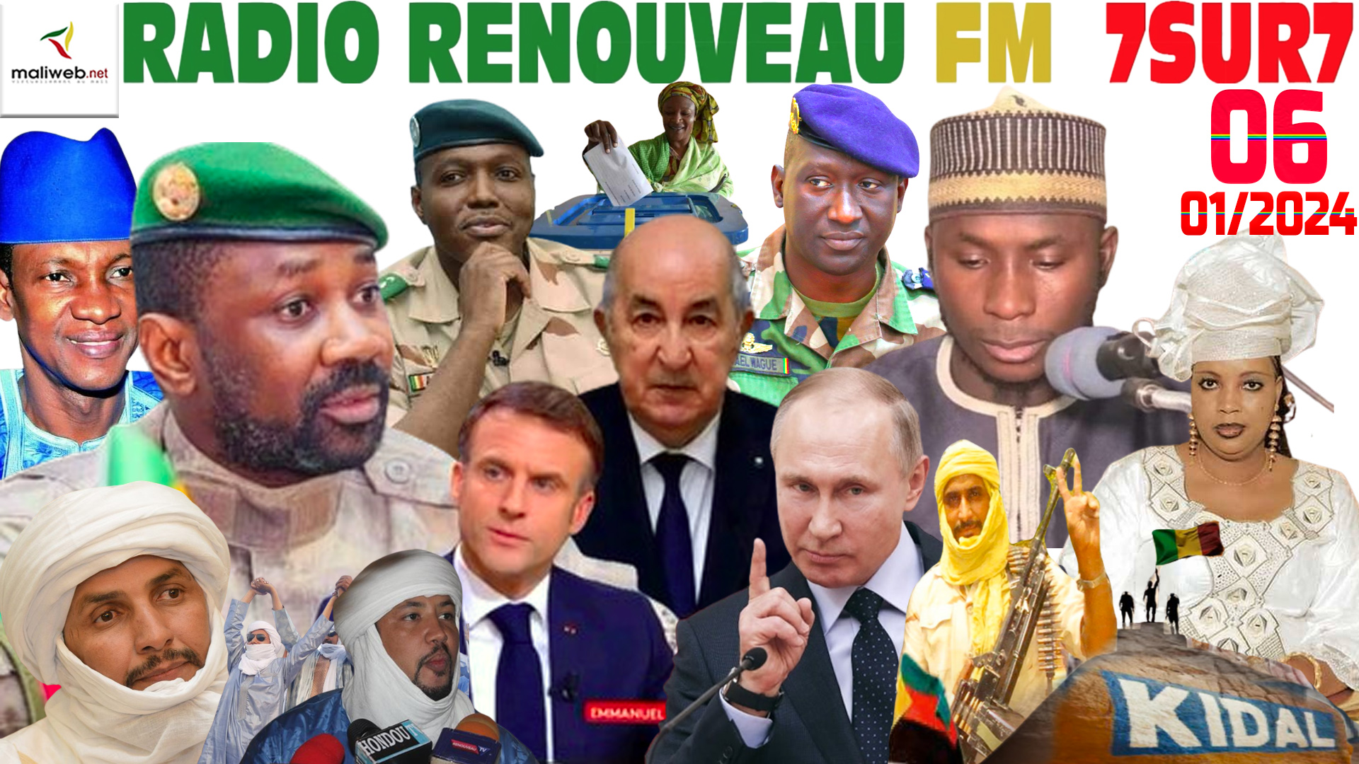 Emission 7SUR7 de la RADIO RENOUVEAU FM du 06 JANVIER 2024