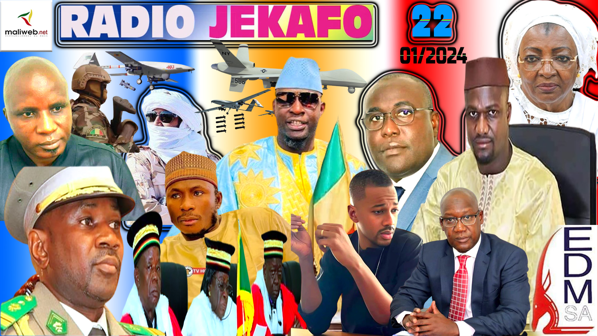 La Revue de Presse de la RADIO JEKAFO du 23 JANVIER 2024