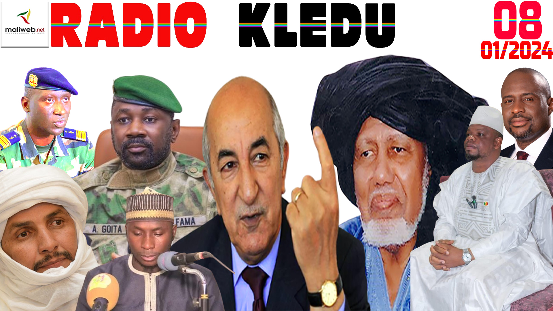 La Revue de Presse de la RADIO KLEDU du 08 JANVIER 2024