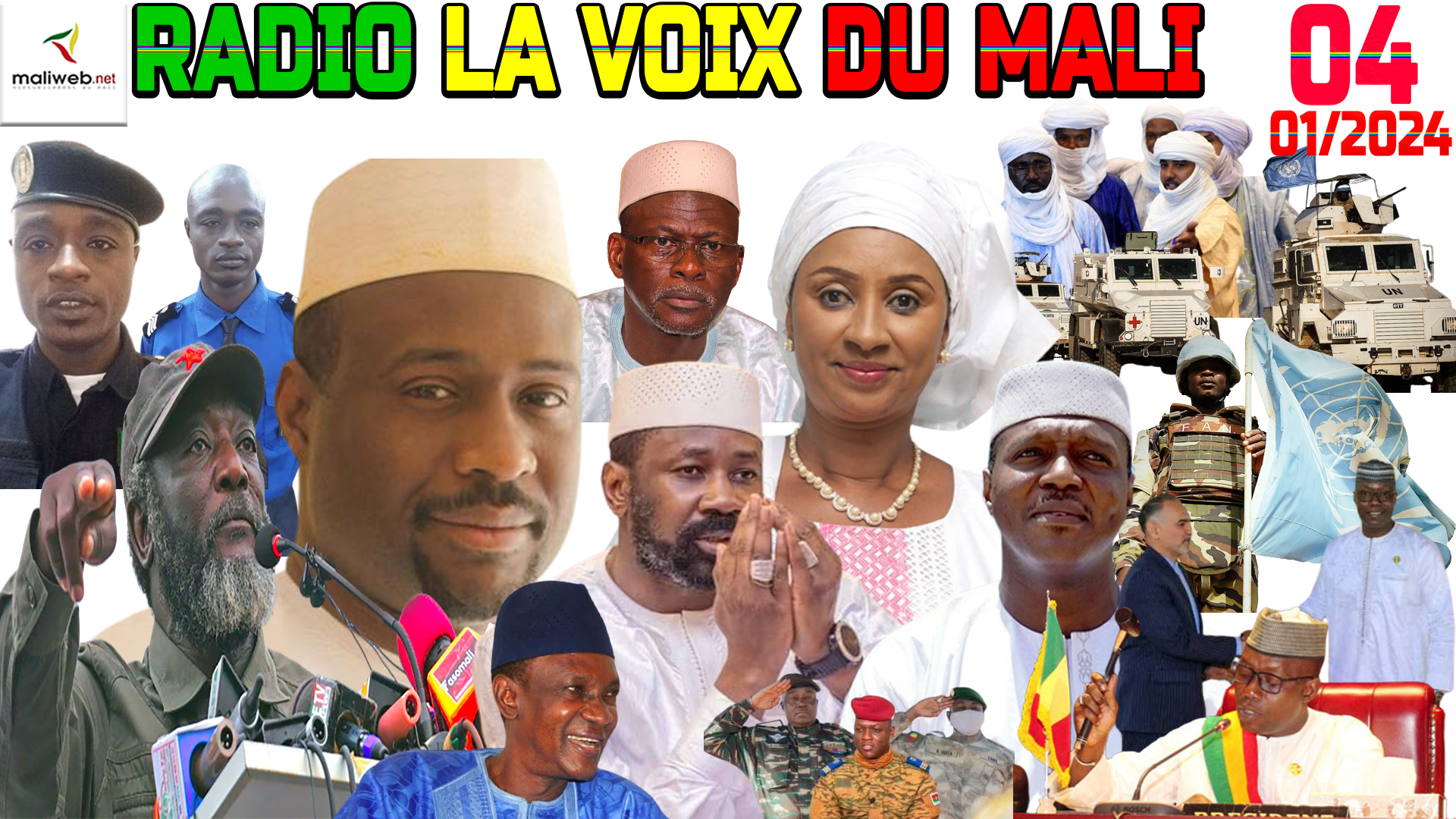 La Revue de Presse de la RADIO LA VOIX DU MALI du 04 JANVIER 2024