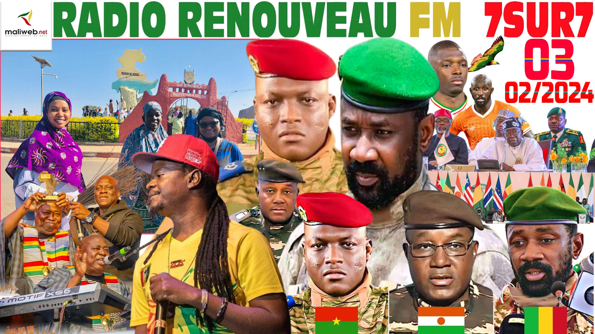 Emission 7SUR7 de la RADIO RENOUVEAU FM du 03 FEVRIER 2024