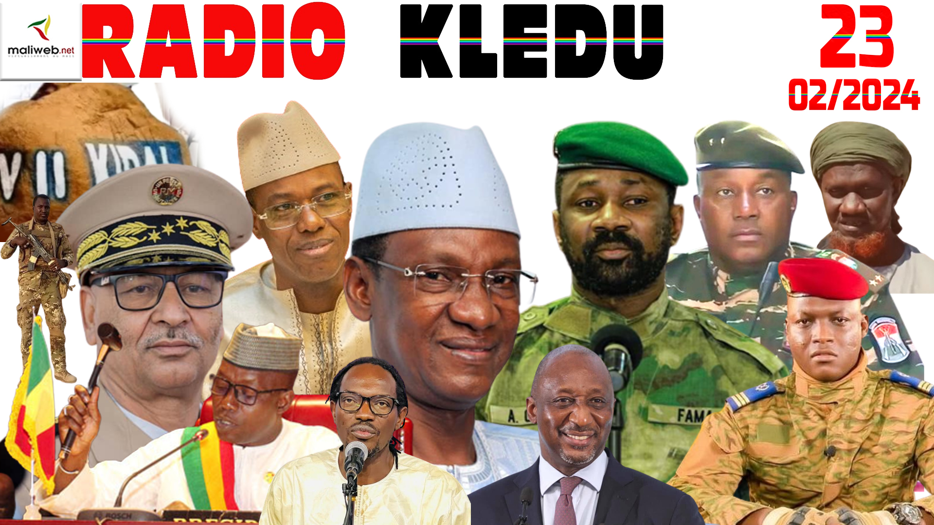 La Revue de Presse de la RADIO KLEDU du 23 FEVRIER 2024