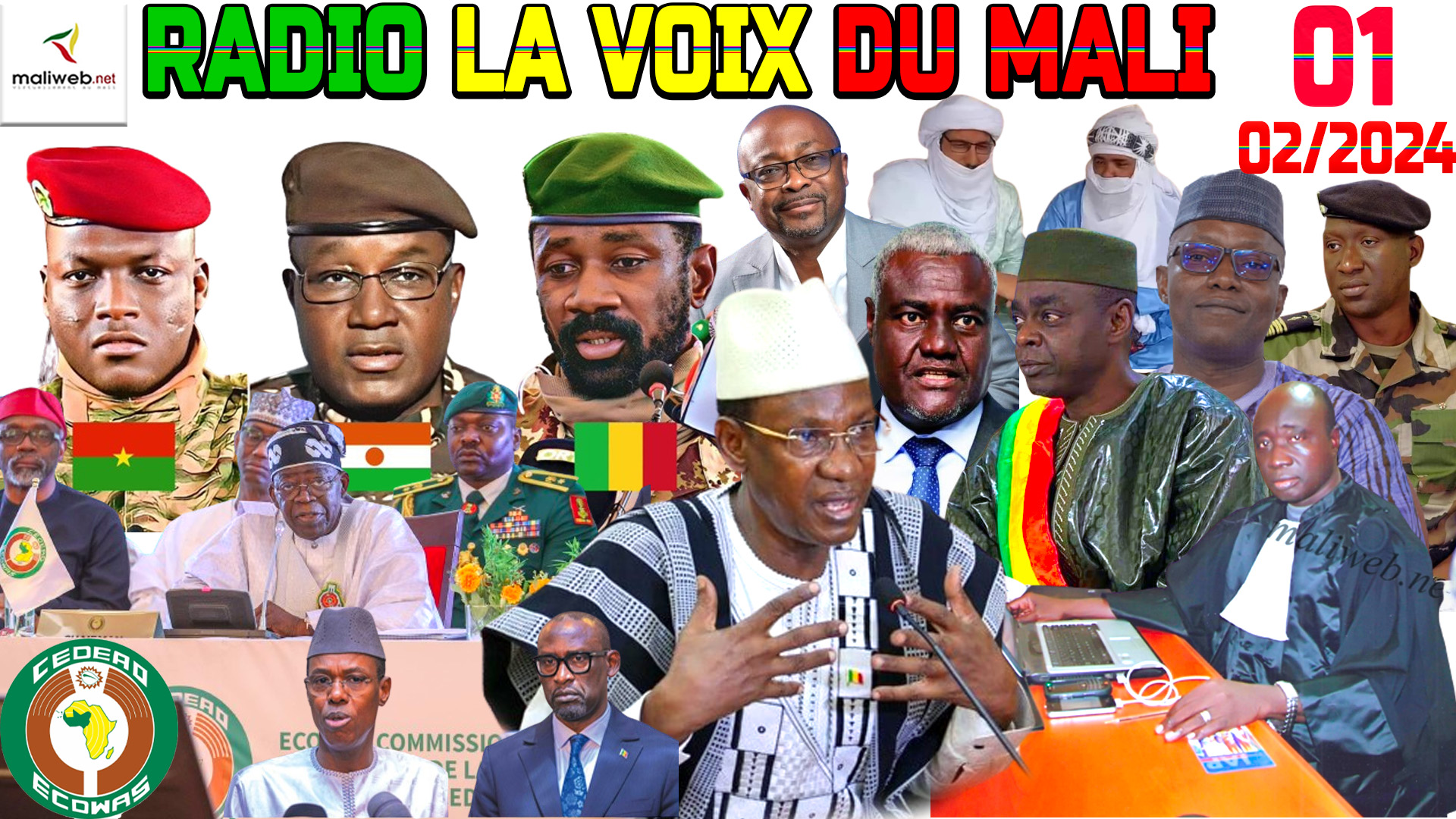 La Revue de Presse de la RADIO LA VOIX DU MALI du 01 FEVRIER 2024