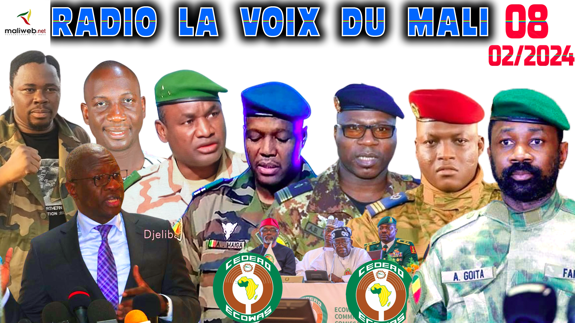 La Revue de Presse de la RADIO LA VOIX DU MALI du 08 FEVRIER 2024