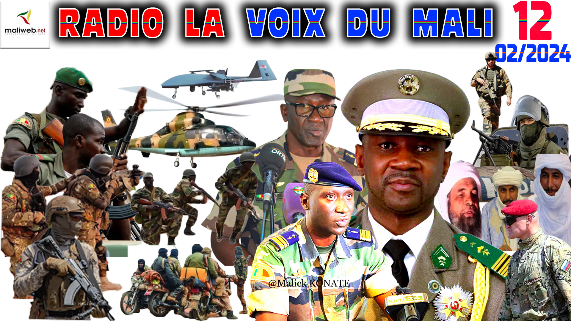 La Revue de Presse de la RADIO LA VOIX DU MALI du 12 FEVRIER 2024