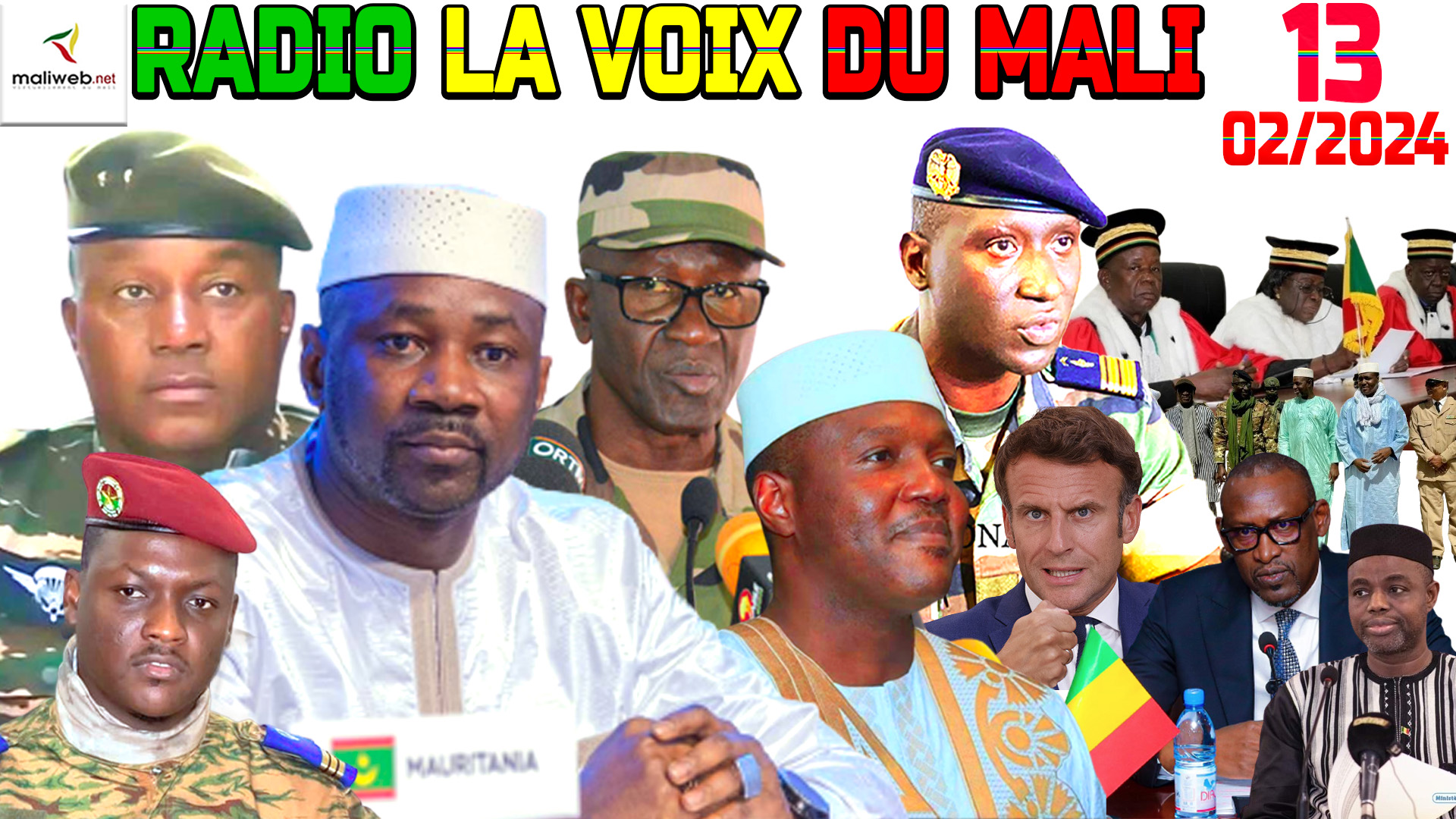 La Revue de Presse de la RADIO LA VOIX DU MALI du 13 FEVRIER 2024