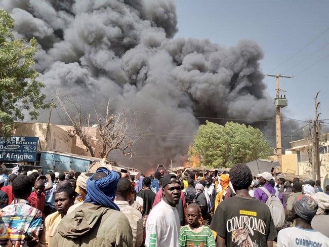 Incendie du marché de Gao : Une commission mise en place pour évaluer les pertes matérielles et financières