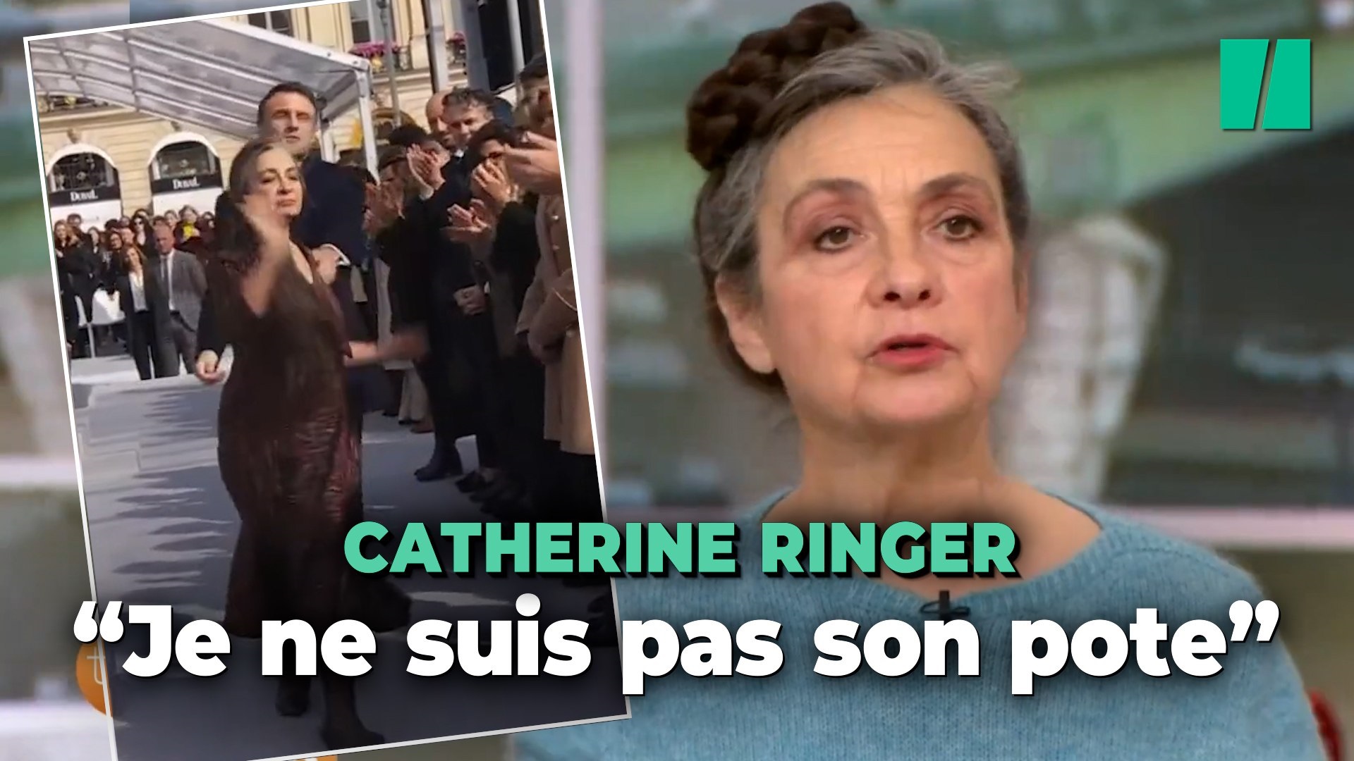 La bise d’Emmanuel Macron esquivée par Catherine Ringer : «je ne suis pas son pote», explique la chanteuse