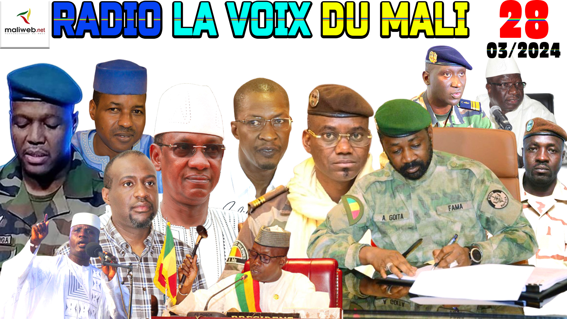 La Revue de Presse de la RADIO LA VOIX DU MALI du 28 MARS 2024