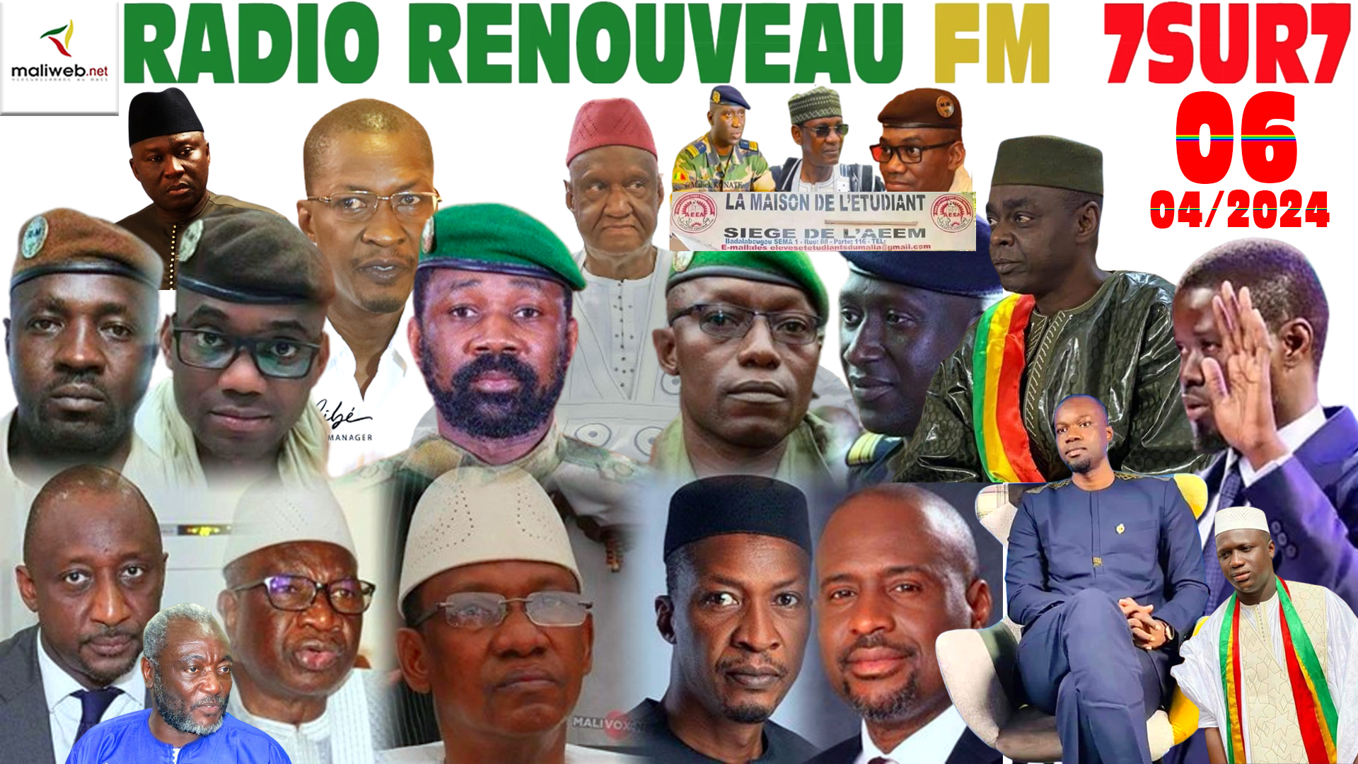 Emission 7SUR7 de la RADIO RENOUVEAU FM du 06 AVRIL 2024