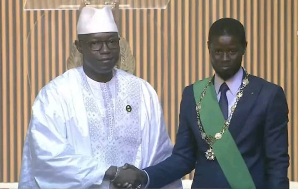 #Mali :Sénégal : Le président bassirou Diomaye Faye installé dans ses fonctions