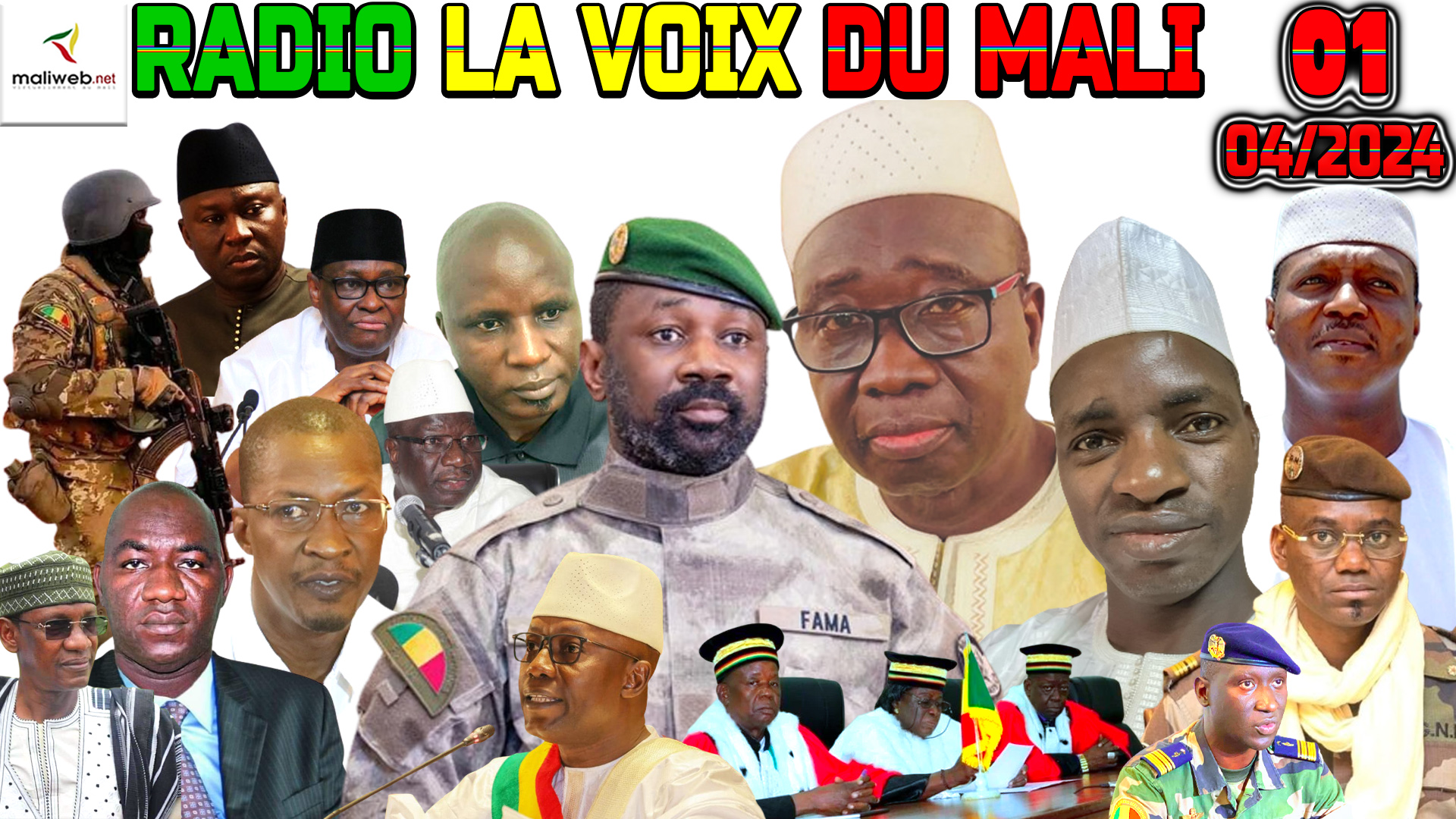 La Revue de Presse de la RADIO LA VOIX DU MALI du 01 AVRIL 2024