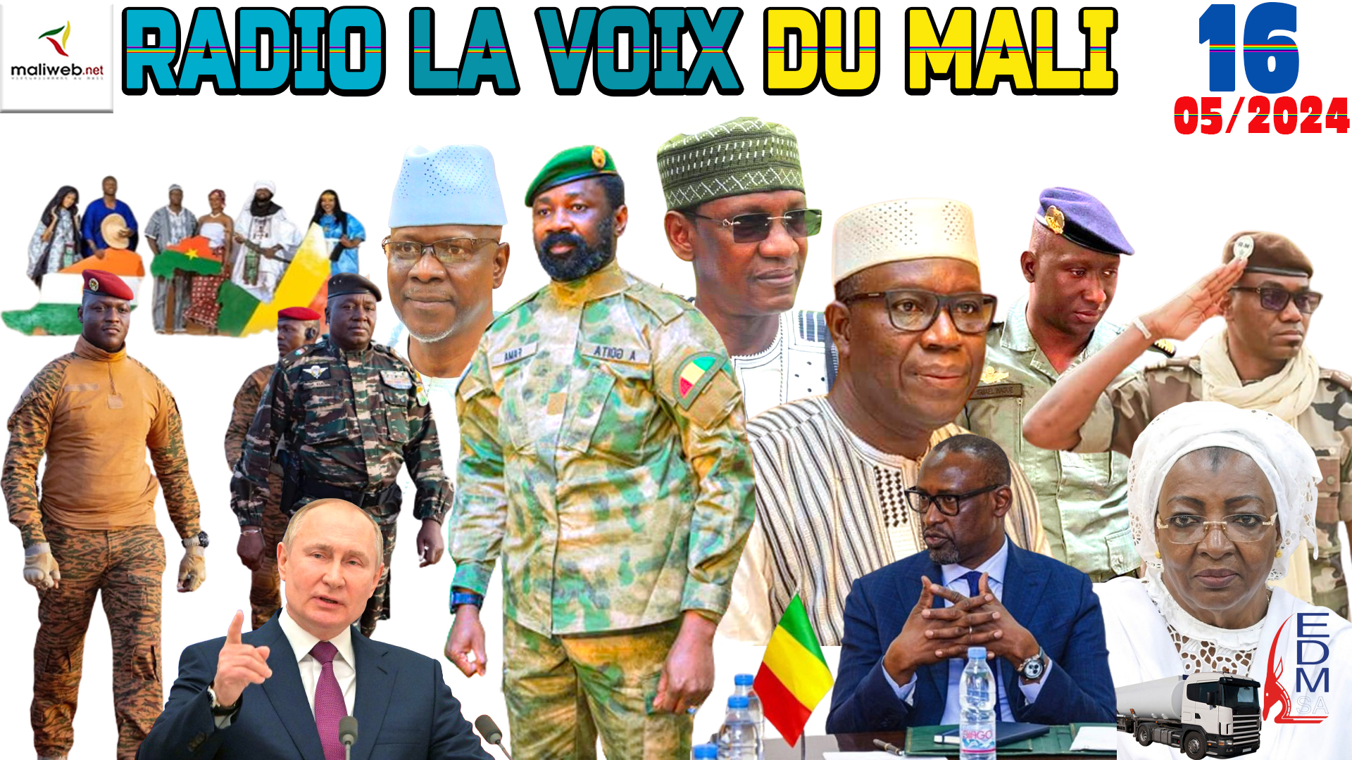 La Revue de Presse de la RADIO LA VOIX DU MALI du 16 MAI 2024