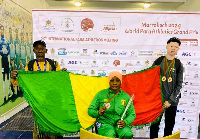 Grand Prix de Marrakech 2024 :   La belle moisson du handisport malien