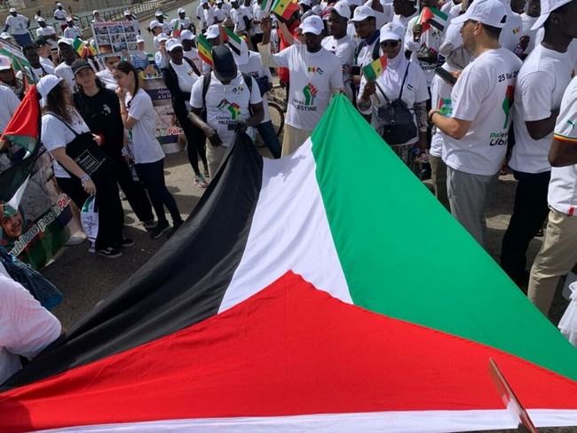 Marche pacifique : Dakar se mobilise pour Gaza